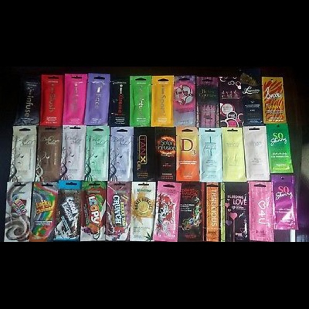 3 Random Packs of Tanning Lotion